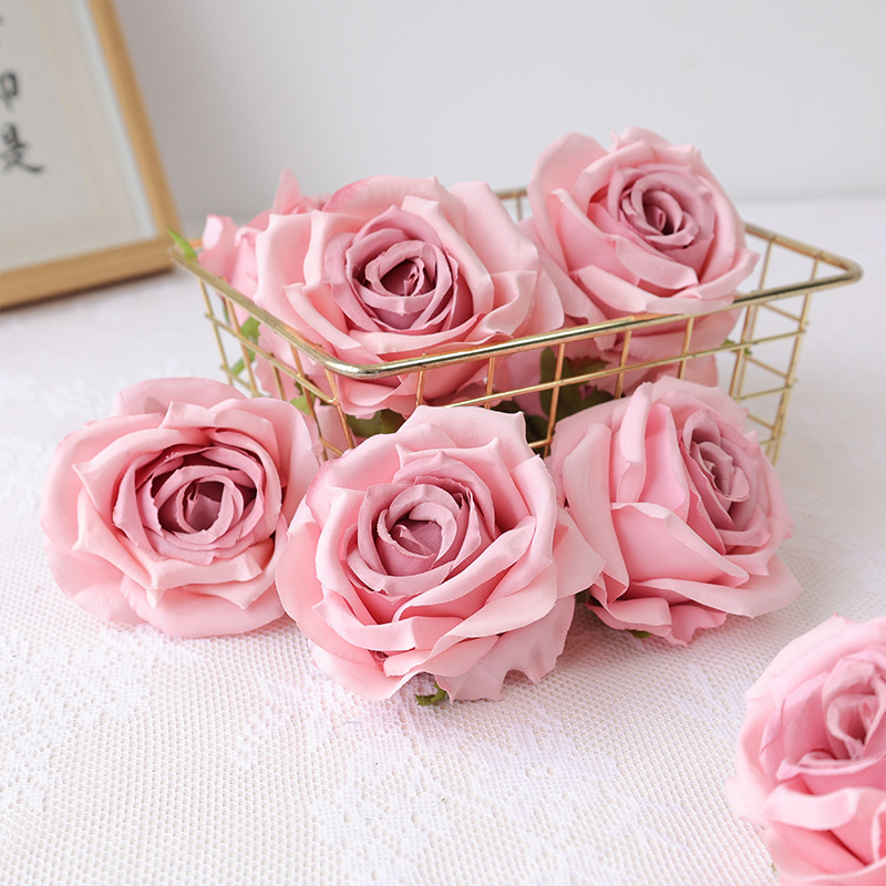 Florist Supply Bulk - 25 buah 10CM kepala bunga mawar
