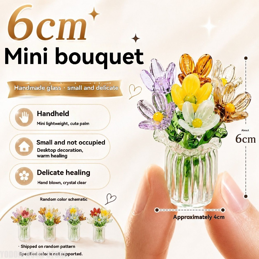 Florist Supply Vases - Hiasan Bunga Kaca Berwarna Buatan Tangan,