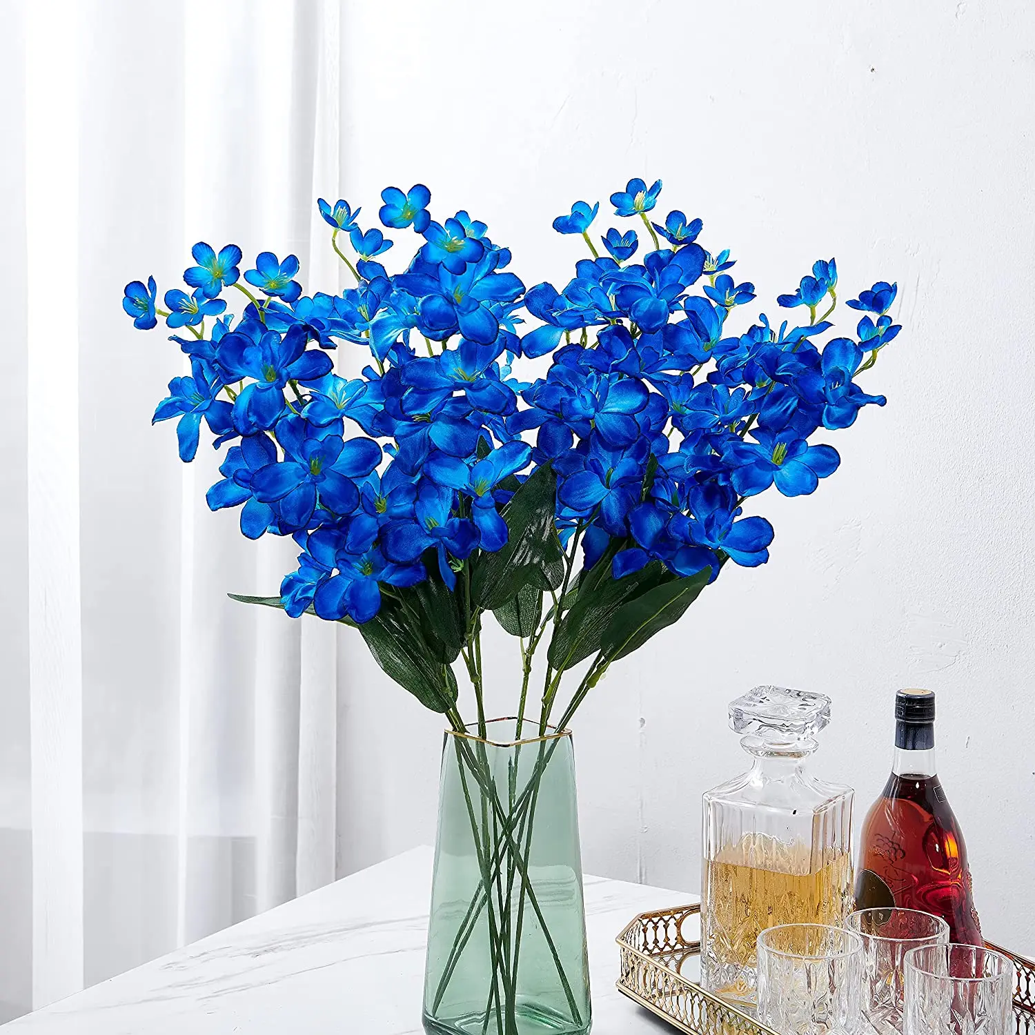 10pcs bunga anggrek buatan bir - Florist Supply Bulk ulasan dan harga