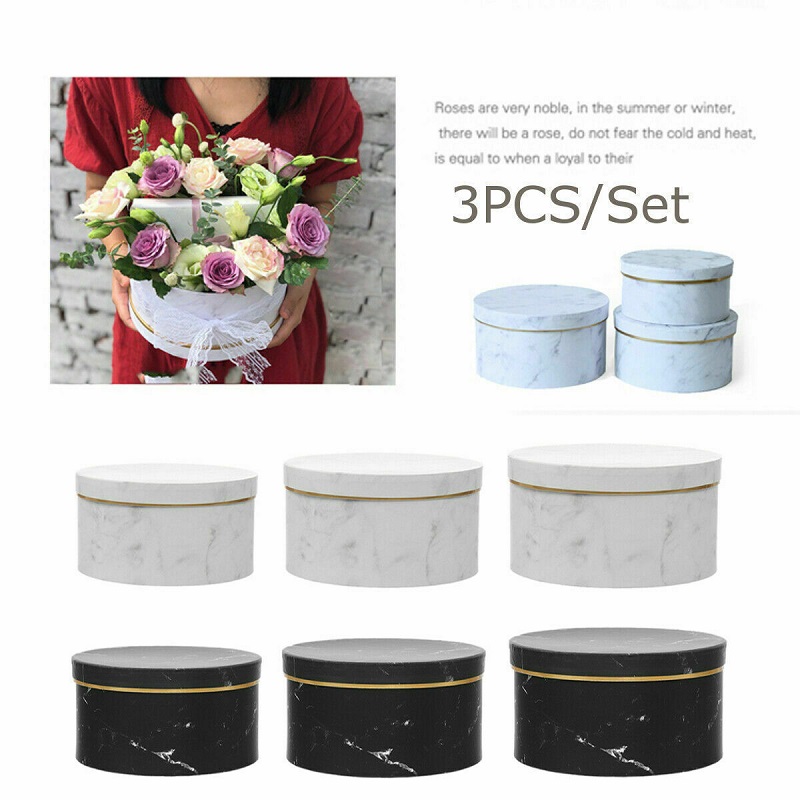 3Pcs Kotak Topi Florist untuk  - Florist Supply Vases ulasan dan harga
